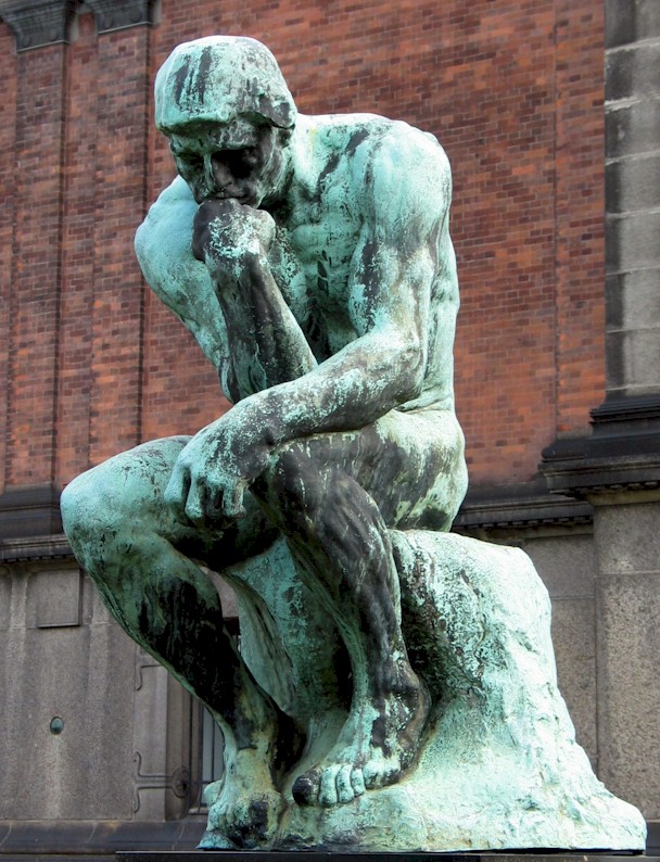 The Thinker by Auguste Rodin