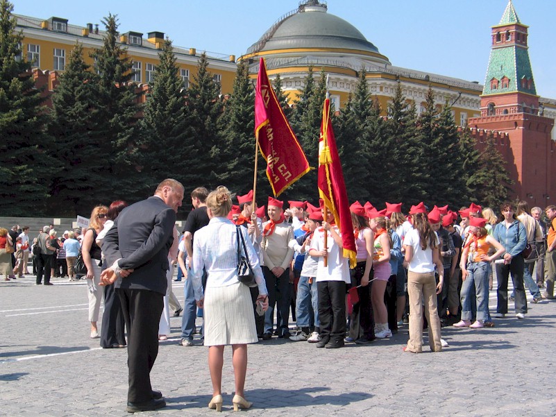 Réunion de pionniers à Moscou