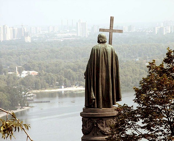 The statue of prince Vladimir
