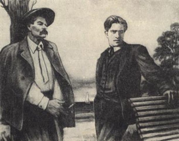 Maïakovski et Gorki